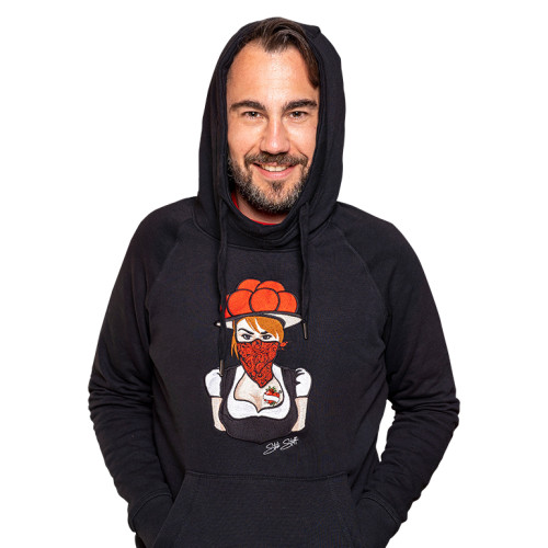 Black Bonnie Hoodie Herren