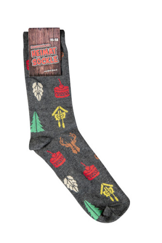Black Bonnie - Schwarzwald-Motive Socken