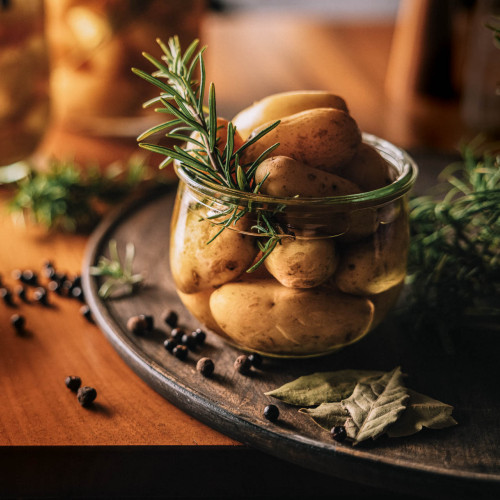 Eingemachte Kartoffeln aus dem Schwarzwald